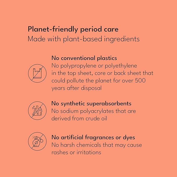 Sparkle Bamboo Maxi Pads | Plant-Based Feminine Hygiene Pads for Women | Super Soft & Leak-Proof with Wings | USDA Certified Biobased, Chlorine-Free, Hypoallergenic Protection | Super, 40 Count